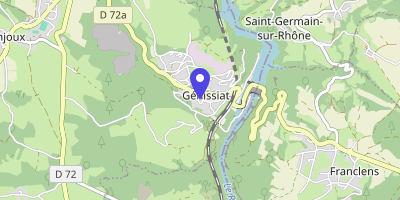 Carte OpenStreetMap — 6 a rue des Écoles, Injoux-Génissiat