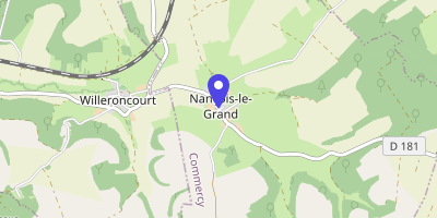Carte OpenStreetMap — 6 bis Grande-Rue, Nançois-le-Grand