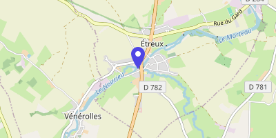 Carte OpenStreetMap — 40 rue de l'Oise, Étreux