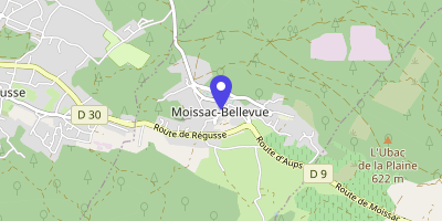 Carte OpenStreetMap — 15 le Cours, Moissac-Bellevue