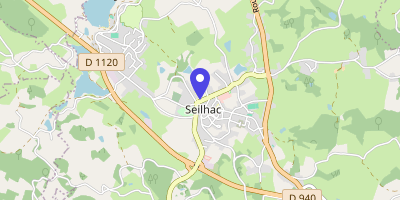 Carte OpenStreetMap — 4 avenue Jean-Vinatier, Seilhac