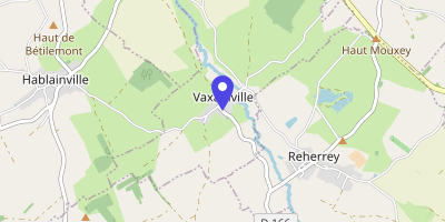 Carte OpenStreetMap — 1 rue de la Mairie, Vaxainville