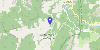 Carte OpenStreetMap — 1542 Route du Villard, Saint-Martin-lès-Seyne