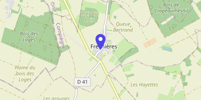 Carte OpenStreetMap — 15 rue Principale, Fresnières