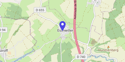 Carte OpenStreetMap — 21 rue de l'Église, Eschwiller
