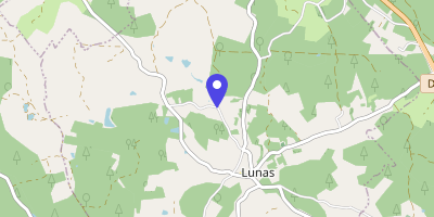 Carte OpenStreetMap — Le Bourg, Lunas