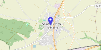Carte OpenStreetMap — 23 Rue de la Popelinière, Sainte-Gemme-la-Plaine