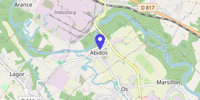 Carte OpenStreetMap — 28 rue Galos, Abidos