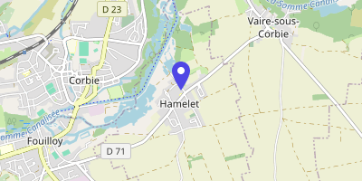 Carte OpenStreetMap — 47 rue François-Deroussen, Hamelet