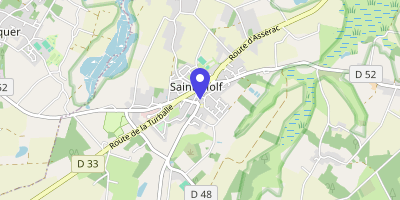 Carte OpenStreetMap — 1 rue des Épis, Saint-Molf