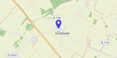 Carte OpenStreetMap — 1 rue Charles-de-Gaulle, Guilleville