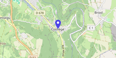 Carte OpenStreetMap — Place du 11-Juillet-1944, Conliège