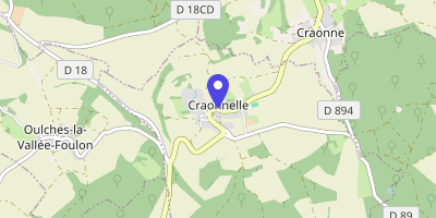 Carte OpenStreetMap — 10 Grande rue, Craonnelle