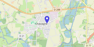 Carte OpenStreetMap — Rue de l'Avenir, Chavagne
