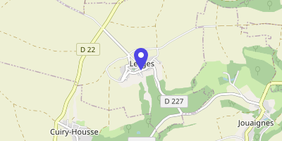 Carte OpenStreetMap — 13 rue de la Montagne, Lesges