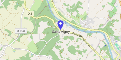Carte OpenStreetMap — 1 rue des Anciens-Combattants, Saint-Aigny
