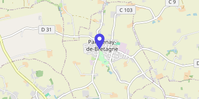 Carte OpenStreetMap — 2 rue Principale, Parthenay-de-Bretagne