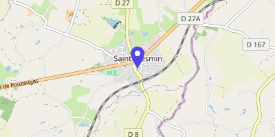 Carte OpenStreetMap — 2 place de l'Église, Saint-Mesmin