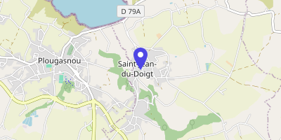 Carte OpenStreetMap — 1 place Tanguy-Prigent, Saint-Jean-du-Doigt
