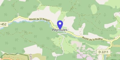 Carte OpenStreetMap — 28 rue de la Mairie, Peyroules