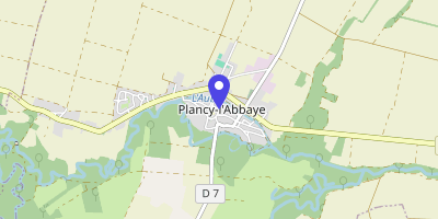 Carte OpenStreetMap — 13 rue Pierre-Labonde, Plancy-l'Abbaye