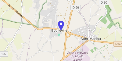Carte OpenStreetMap — 1149 route de Honfleur, Boulleville