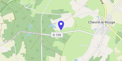 Carte OpenStreetMap — 9 rue de la Mairie, Montigné-lès-Rairies