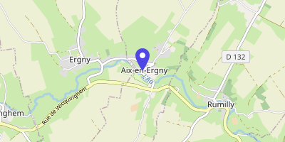 Carte OpenStreetMap — 29 rue de l'Église, Aix-en-Ergny