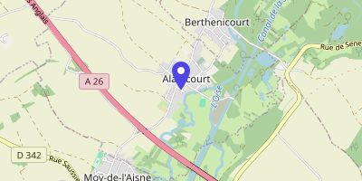 Carte OpenStreetMap — 5 bis rue des Écoles, Alaincourt