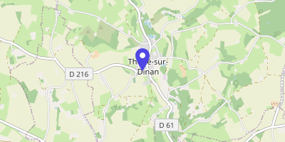 Carte OpenStreetMap — 11 rue Gabriel-Guyon, Thoiré-sur-Dinan