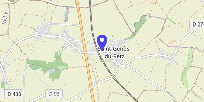 Carte OpenStreetMap — 10 allée de la Mairie, Saint-Genès-du-Retz