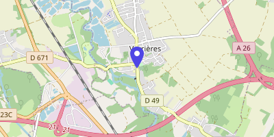 Carte OpenStreetMap — 34 rue de la République, Verrières