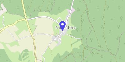 Carte OpenStreetMap — 1 place de la Mairie, Provenchère