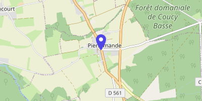 Carte OpenStreetMap — Rue de Soissons, Pierremande