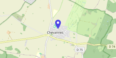 Carte OpenStreetMap — 2 rue du Parc, Chevannes