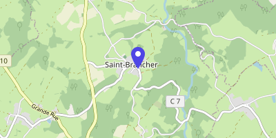 Carte OpenStreetMap — 4 rue de la Mairie, Saint-Brancher