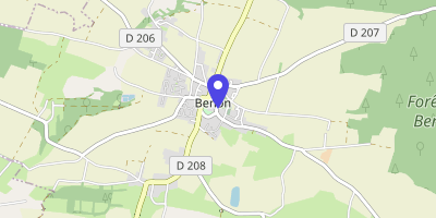 Carte OpenStreetMap — Rue du Château-Musset, Benon