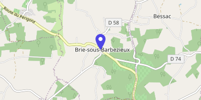 Carte OpenStreetMap — 10 route de Barbezieux, Brie-sous-Barbezieux