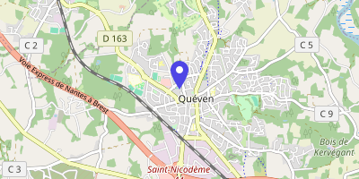 Carte OpenStreetMap — Place Pierre-Quinio, Quéven