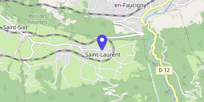 Carte OpenStreetMap — 1 place de la Mairie, Saint-Laurent