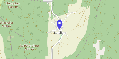 Carte OpenStreetMap — 9 rue des Fontaines, Lardiers