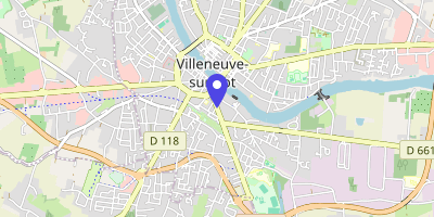 Carte OpenStreetMap — Place du Maréchal-Leclerc, Villeneuve-sur-Aisne