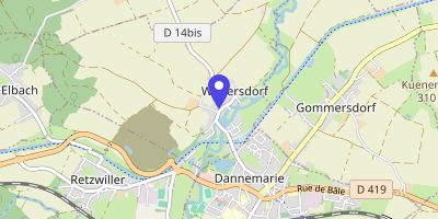 Carte OpenStreetMap — 553 rue Principale, Wolfersdorf