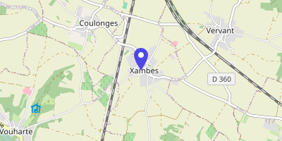 Carte OpenStreetMap — 33 rue Principale, Xambes