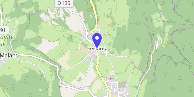 Carte OpenStreetMap — 15 Grande rue, Fertans