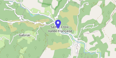 Carte OpenStreetMap — 4 route de Gabriac, Sainte-Croix-Vallée-Française