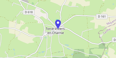 Carte OpenStreetMap — 6 rue de la Mairie, Torcé-Viviers-en-Charnie