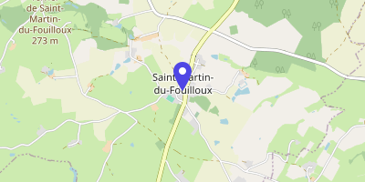 Carte OpenStreetMap — 2 place de la Mairie, Saint-Martin-du-Fouilloux