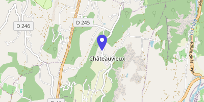 Carte OpenStreetMap — 155 espace Roger-Boyer, Châteauvieux