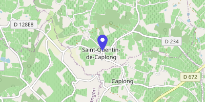 Carte OpenStreetMap — 17 place du Bourg, Saint-Quentin-de-Caplong